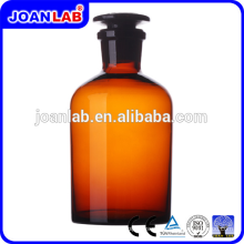 JOAN LAB Glassware Amber Chemical Reagent Garrafa com tampa de vidro